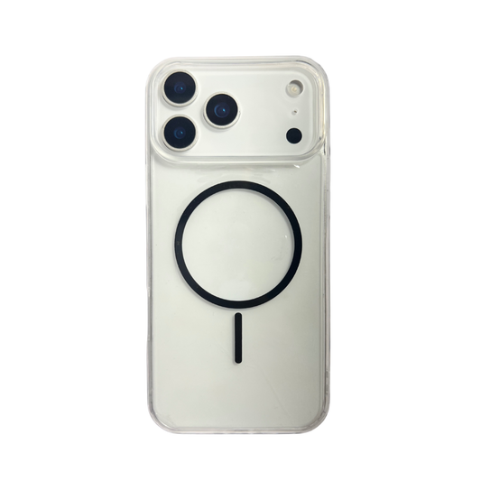 iPhone 17 Pro Max Color Ring Transparent MagSafe Back Cover