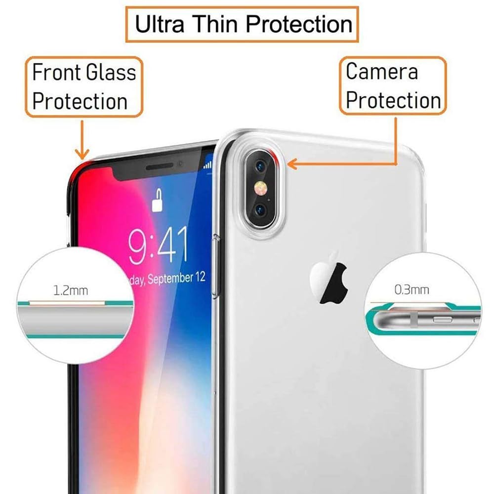 iPhone 17 Pro Silicon Clear Case | Soft Flexible Slim-Fit