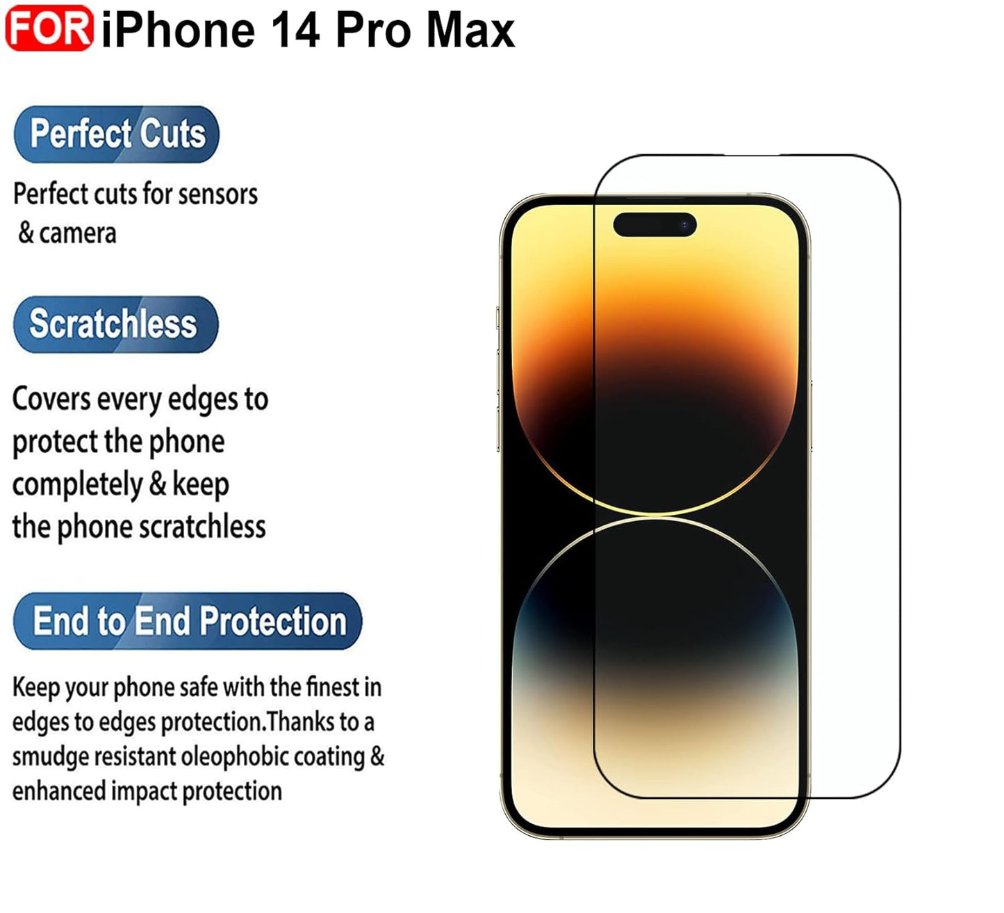 Tempered Glass for iPhone 14 PRO MAX