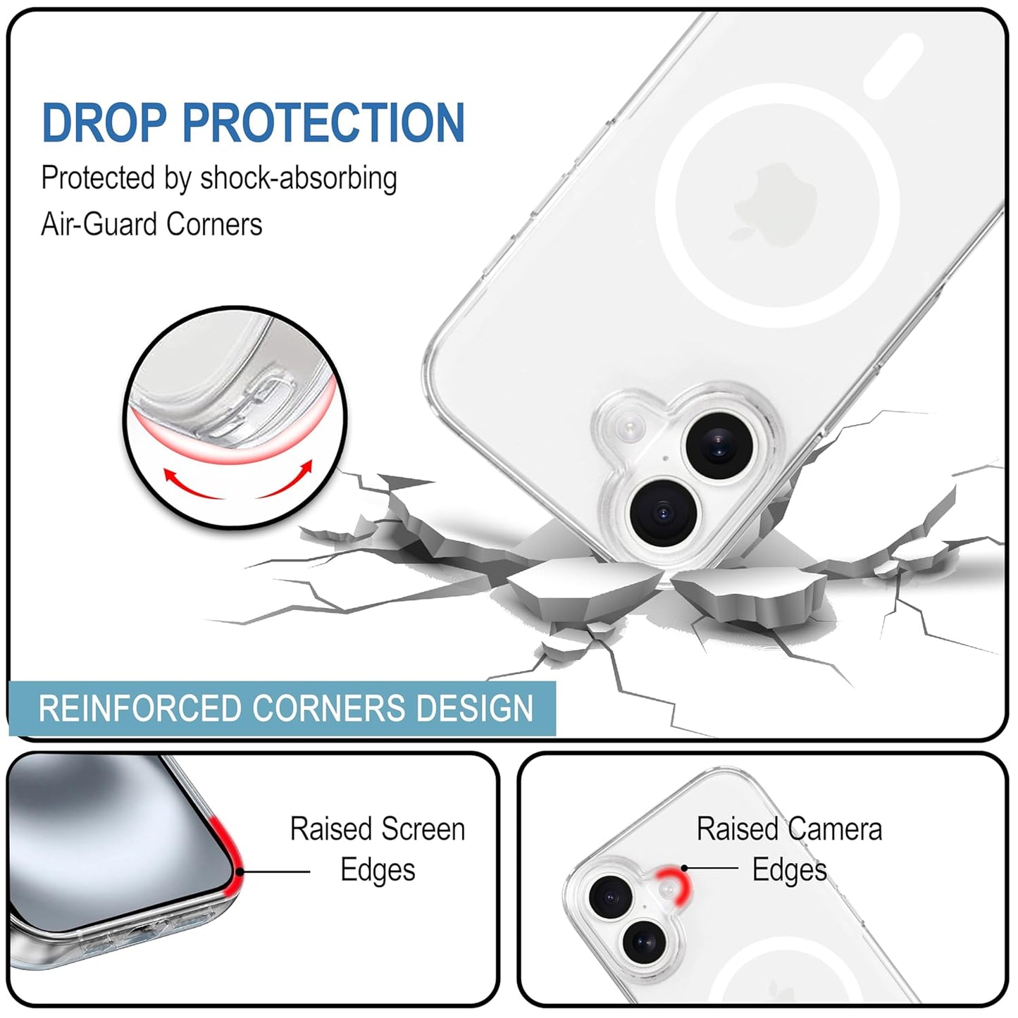 IPhone 16 Transparent Cover (Mag-Safe Case)