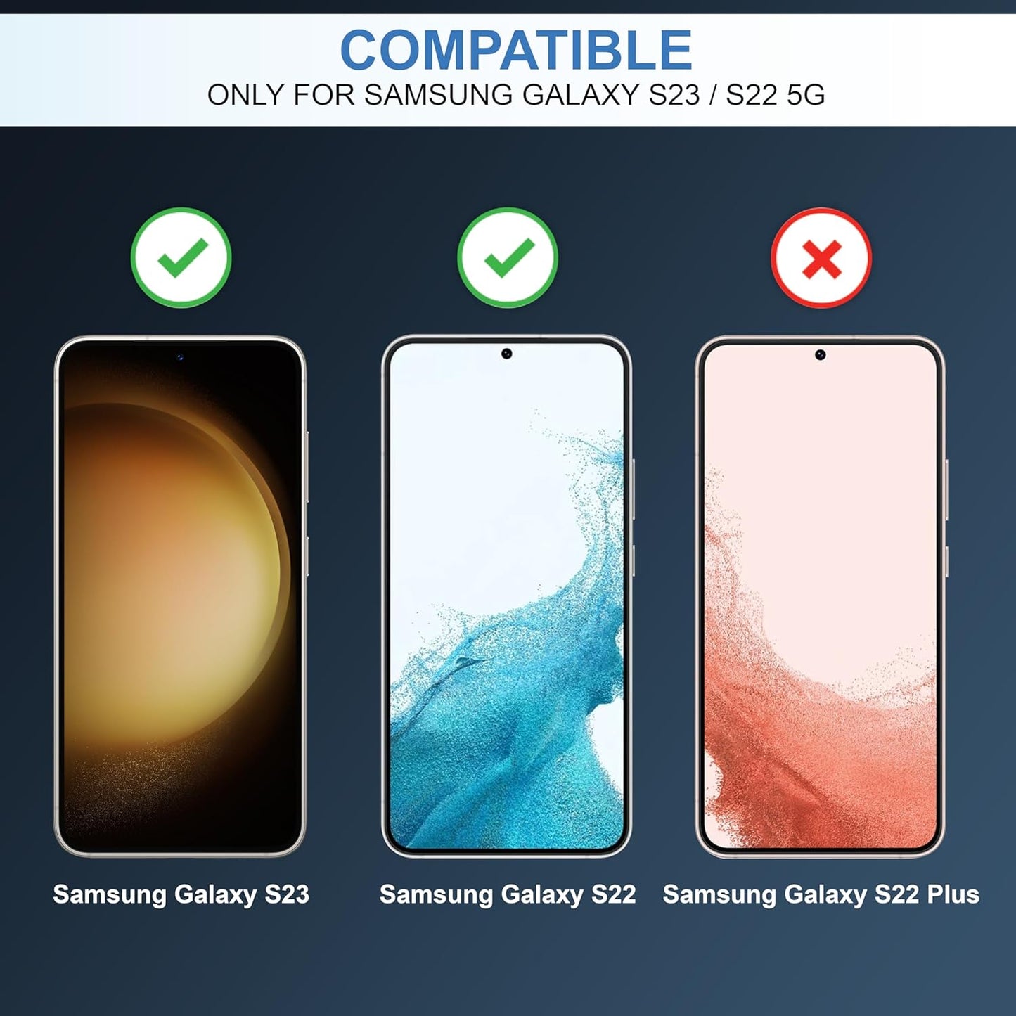 Tempered Glass for Samsung Galaxy S23/S22 (5G)