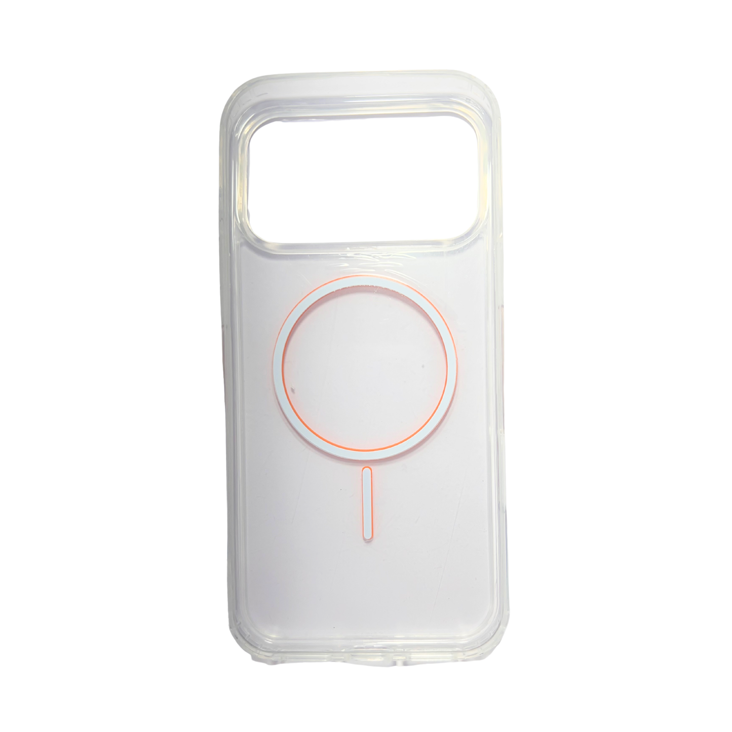 iPhone 17 Pro Max Color Ring Transparent MagSafe Back Cover