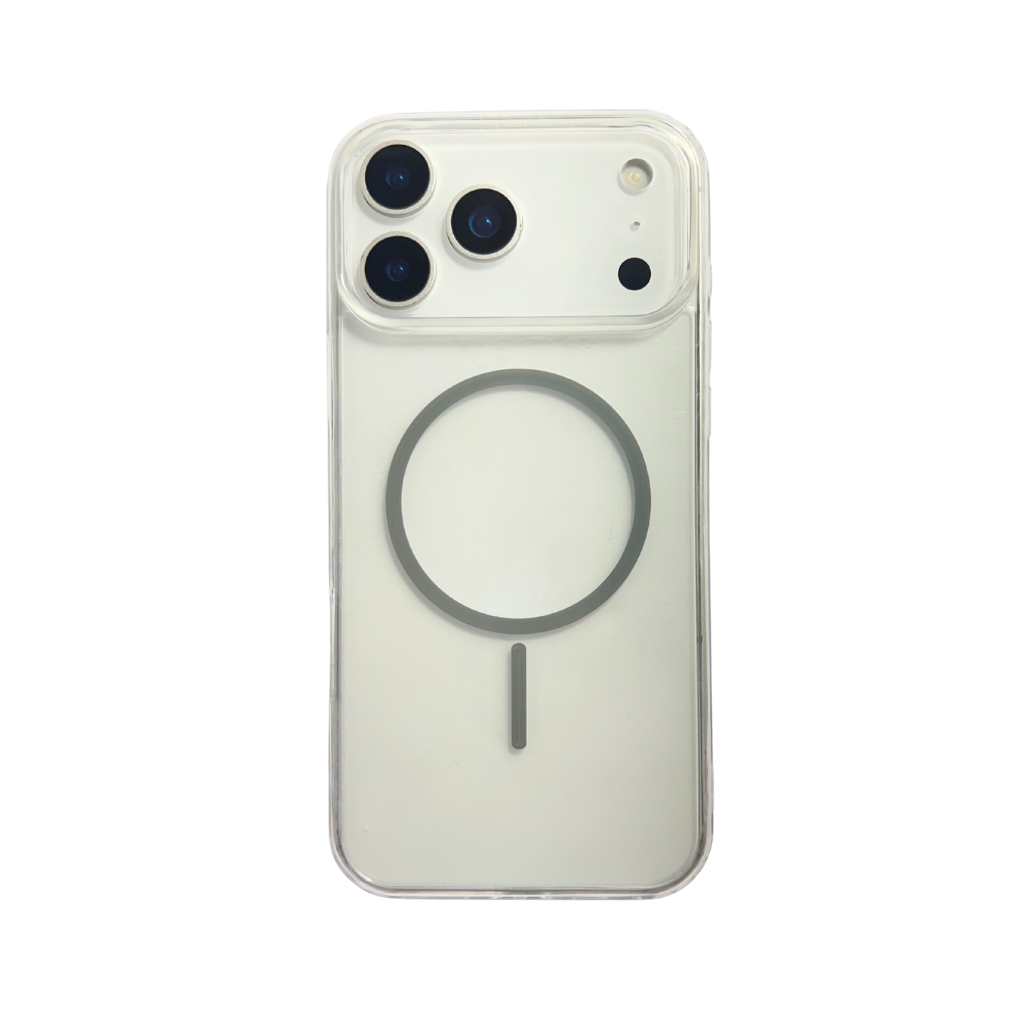 iPhone 17 Pro Max Color Ring Transparent MagSafe Back Cover