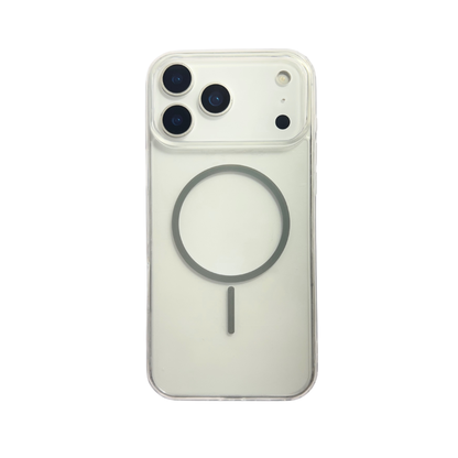 iPhone 17 Pro Max Color Ring Transparent MagSafe Back Cover