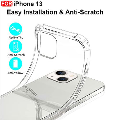 iPhone 13 Silicon Clear Case | Soft Flexible Slim-Fit