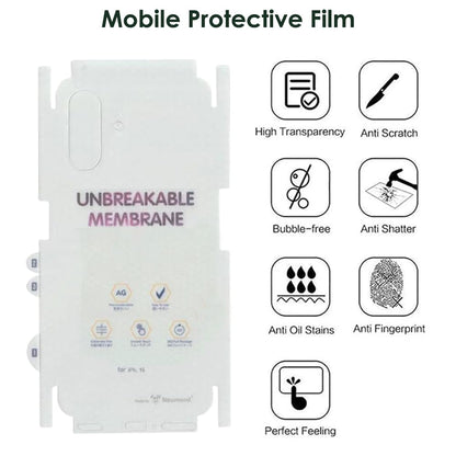 Back Skin Shield For iPhone 16 Plus | Full Fit, Case-Friendly, Matte Finish (Back & Side)