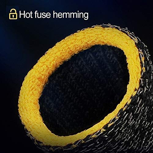 Mobile Phone Game Gaming Sleeves Gloves For Thumb Finger - (Multi Color) (1 Pair)