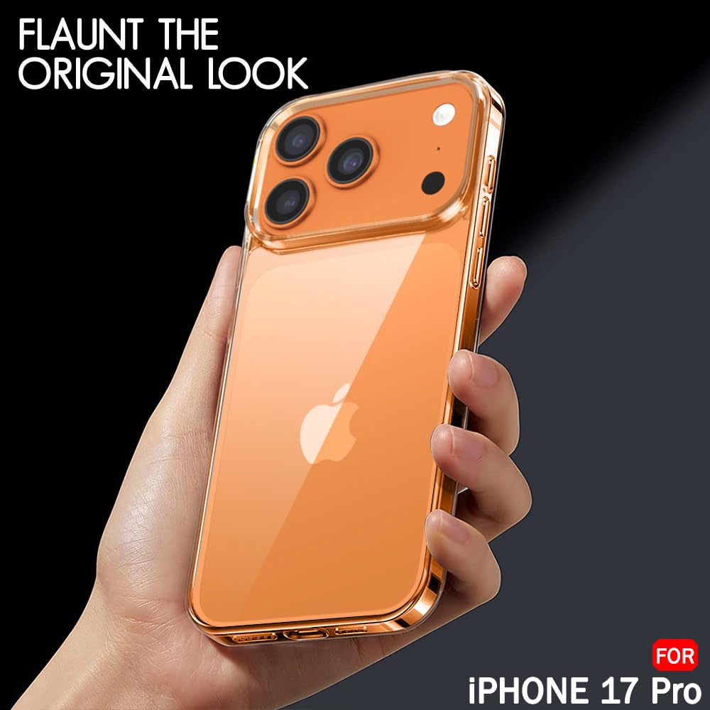 iPhone 17 Pro Hard Transparent Back Cover