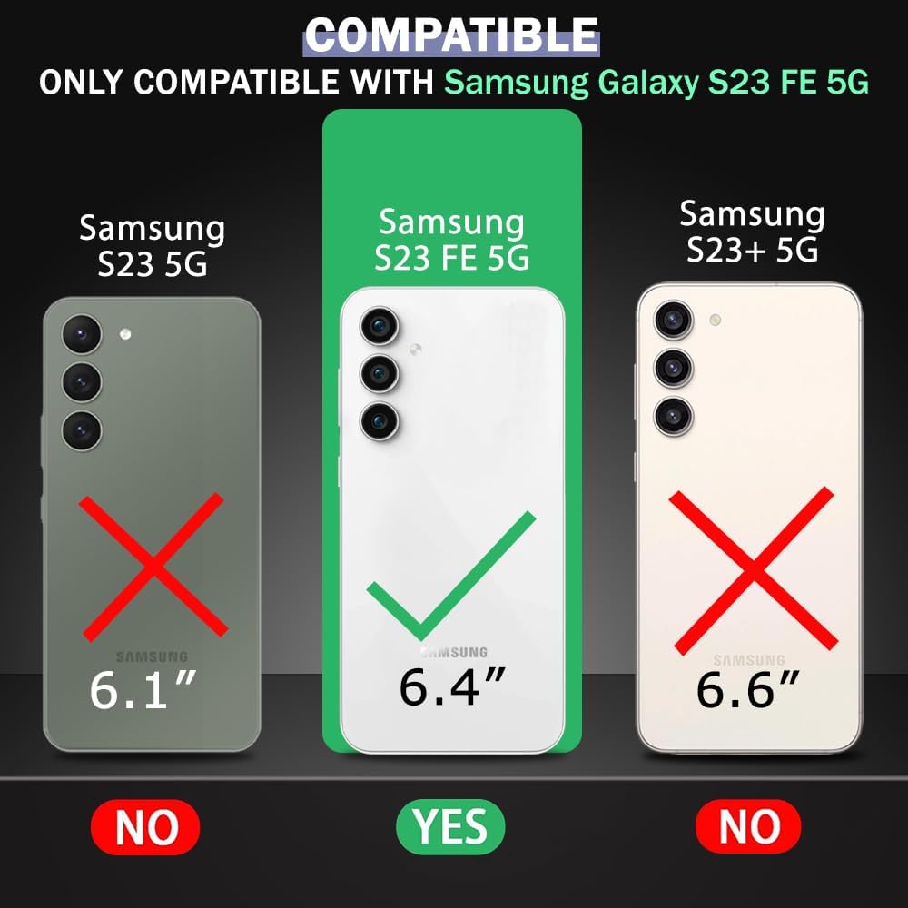 Samsung S23FE 5G Transparent Mag safe case