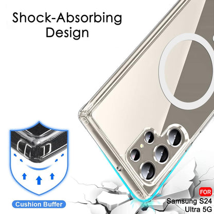 Samsung S24 Ultra 5G Transparent Mag safe case