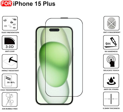 Tempered Glass for iPhone 15 Plus