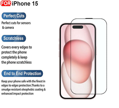 Tempered Glass for iPhone 15