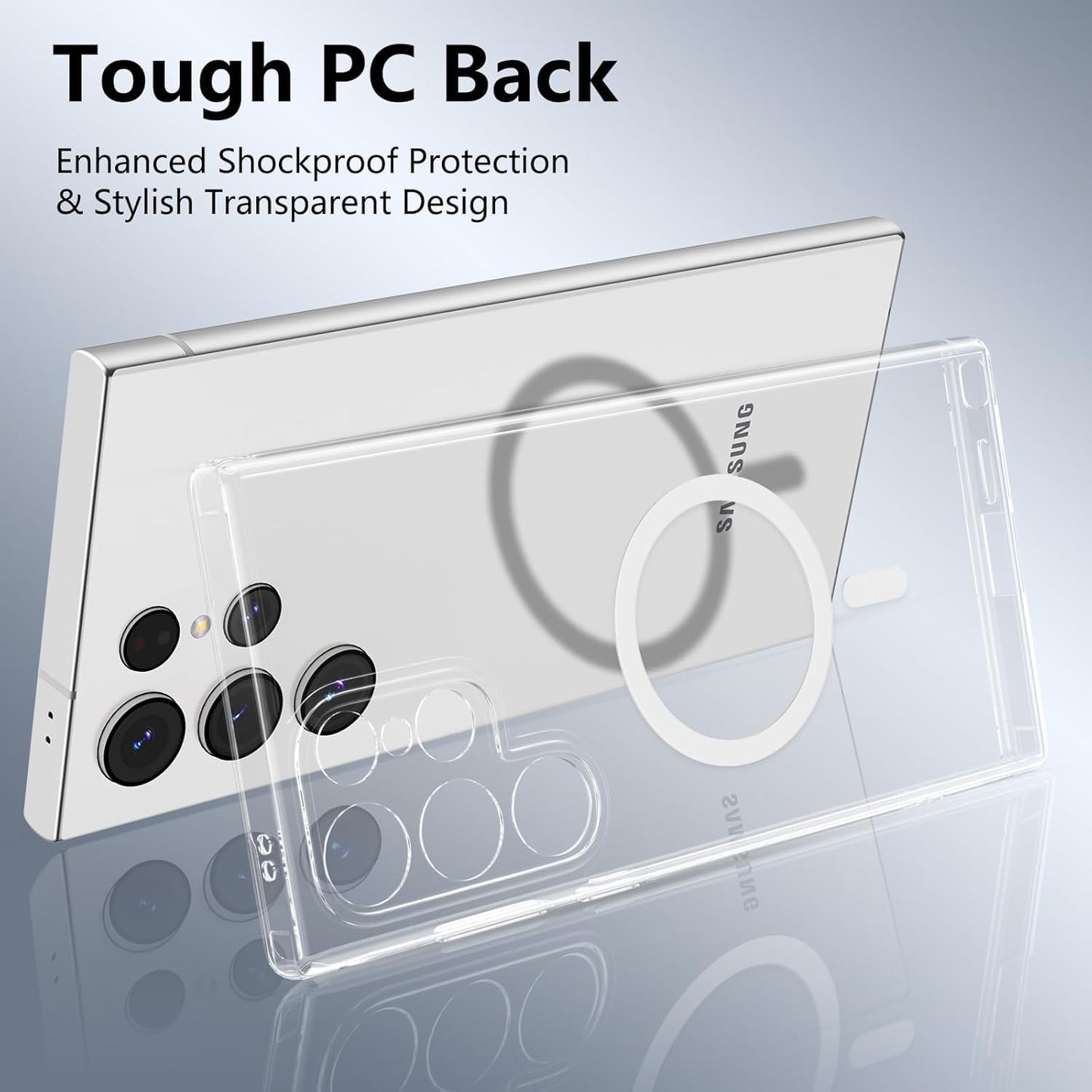 Samsung S25 ultra 5G Transparent Mag safe case