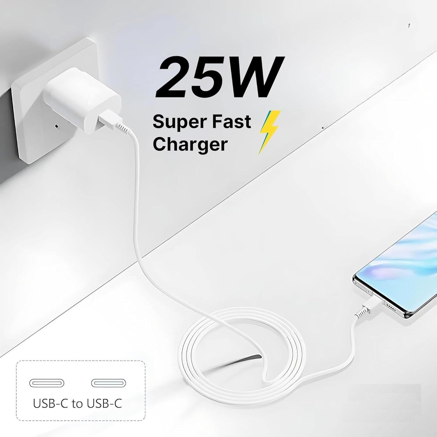 UrbanCaze Samsung 25W Type C Fast Charger