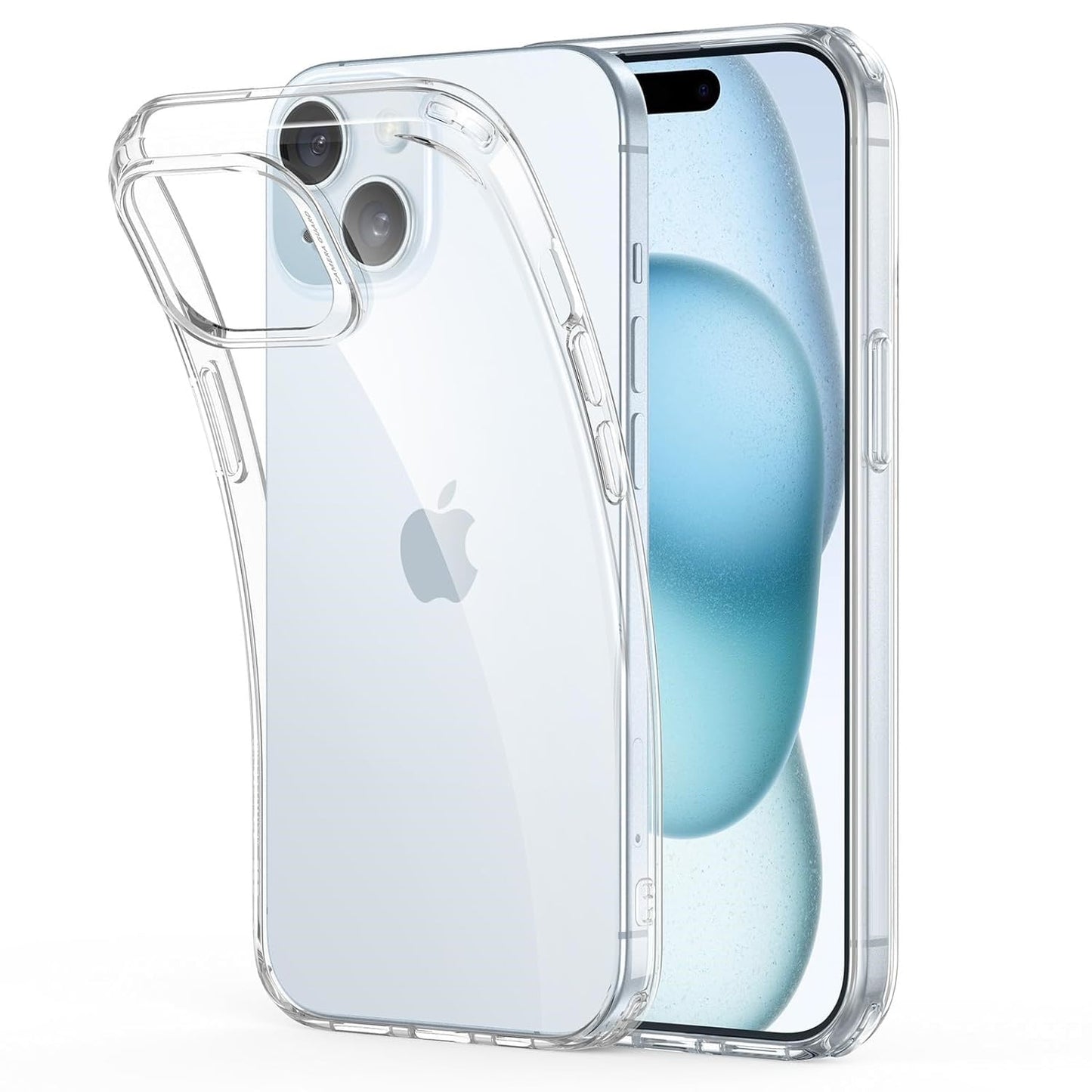 iPhone 15 Silicon Clear Case | Soft Flexible Slim-Fit