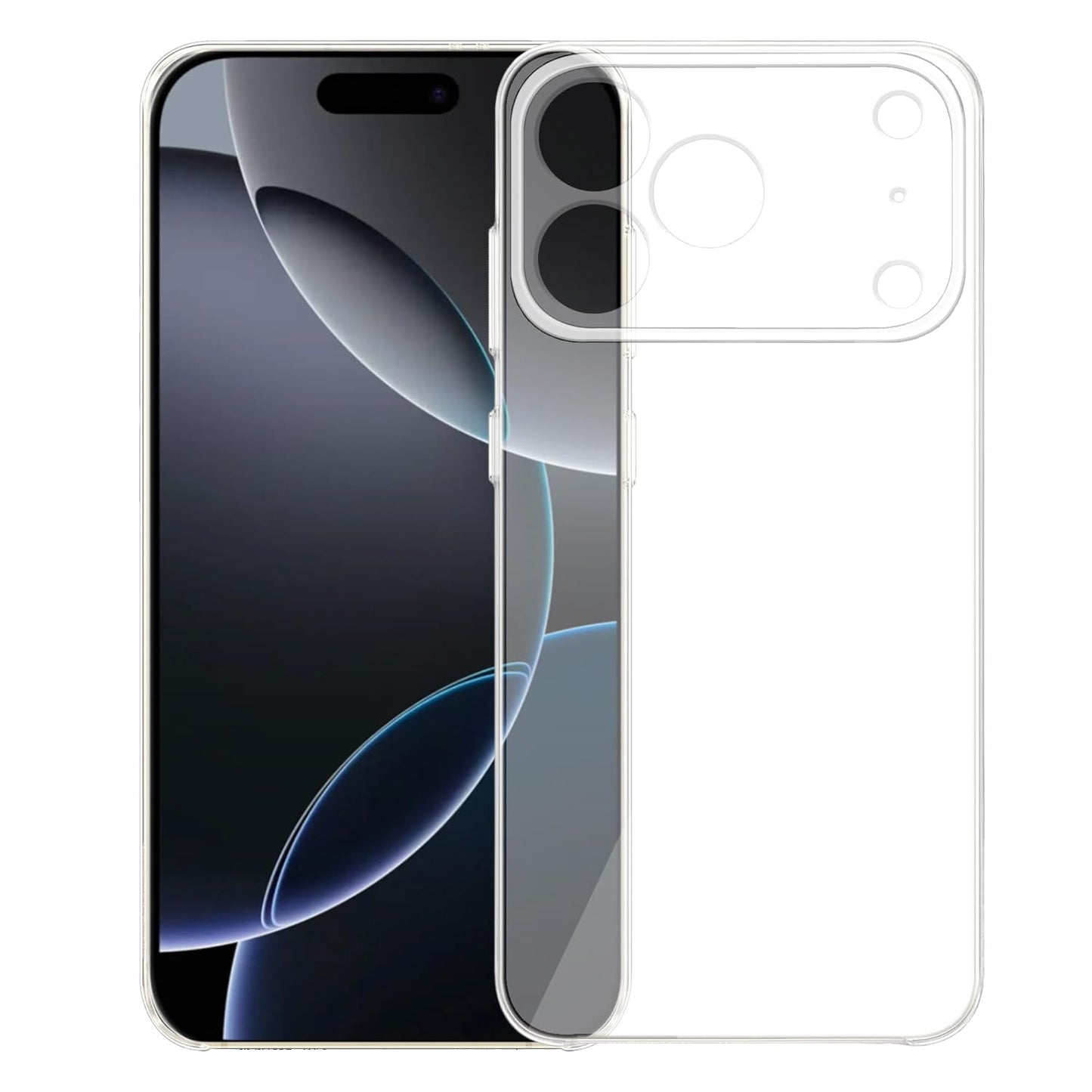 iPhone 17 Pro  Max Silicon Clear Case | Soft Flexible Slim-Fit