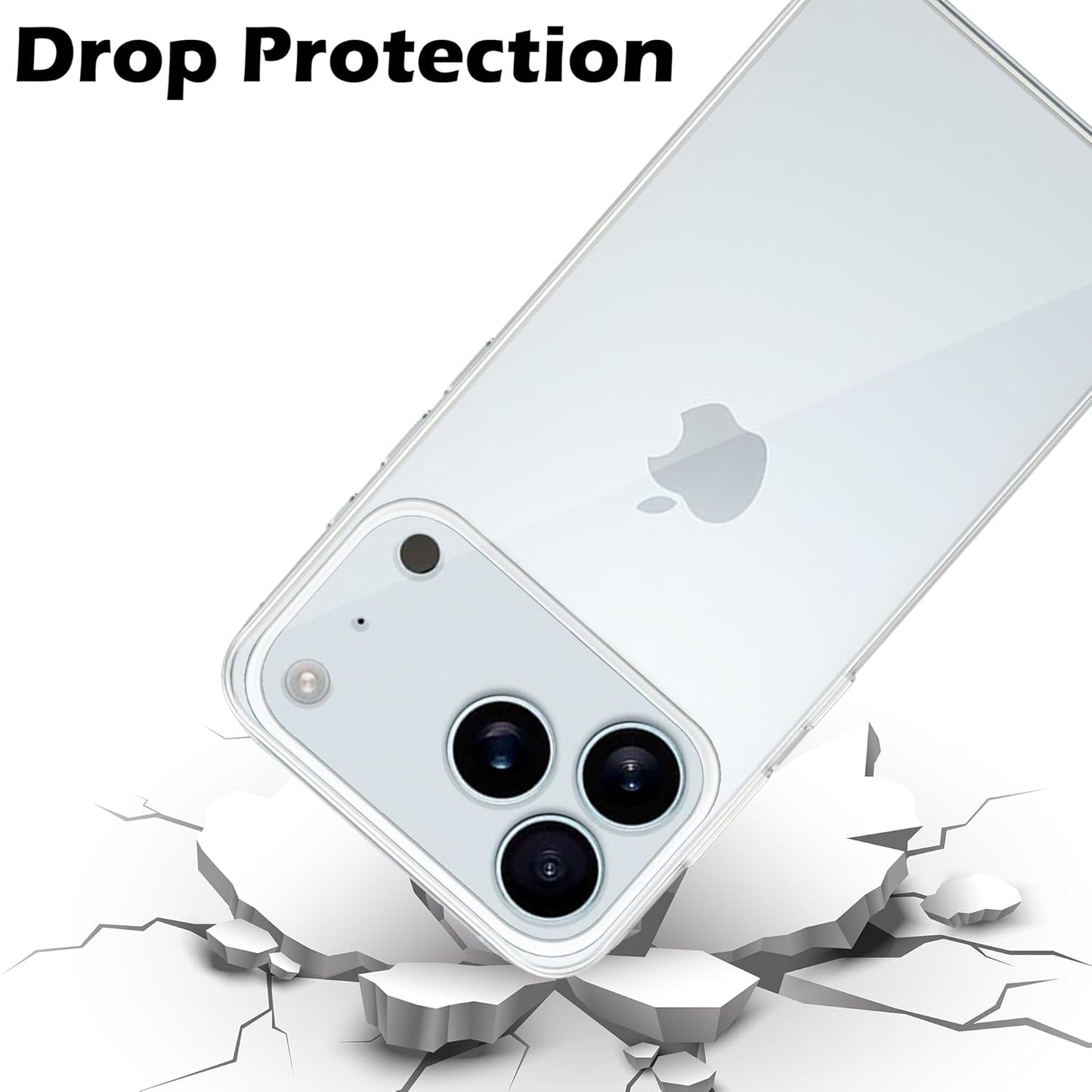 iPhone 17 Pro  Max Silicon Clear Case | Soft Flexible Slim-Fit