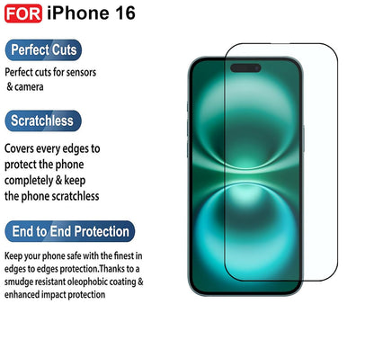 Tempered Glass for iPhone 16