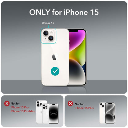 iPhone 15 Silicon Clear Case | Soft Flexible Slim-Fit