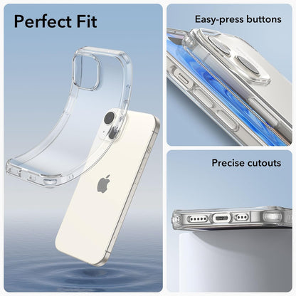 iPhone 15 Silicon Clear Case | Soft Flexible Slim-Fit