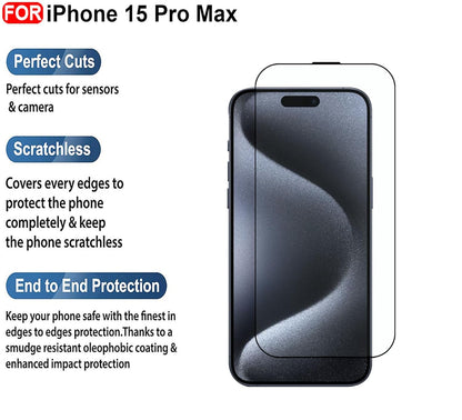 Tempered Glass for iPhone 15 PRO MAX