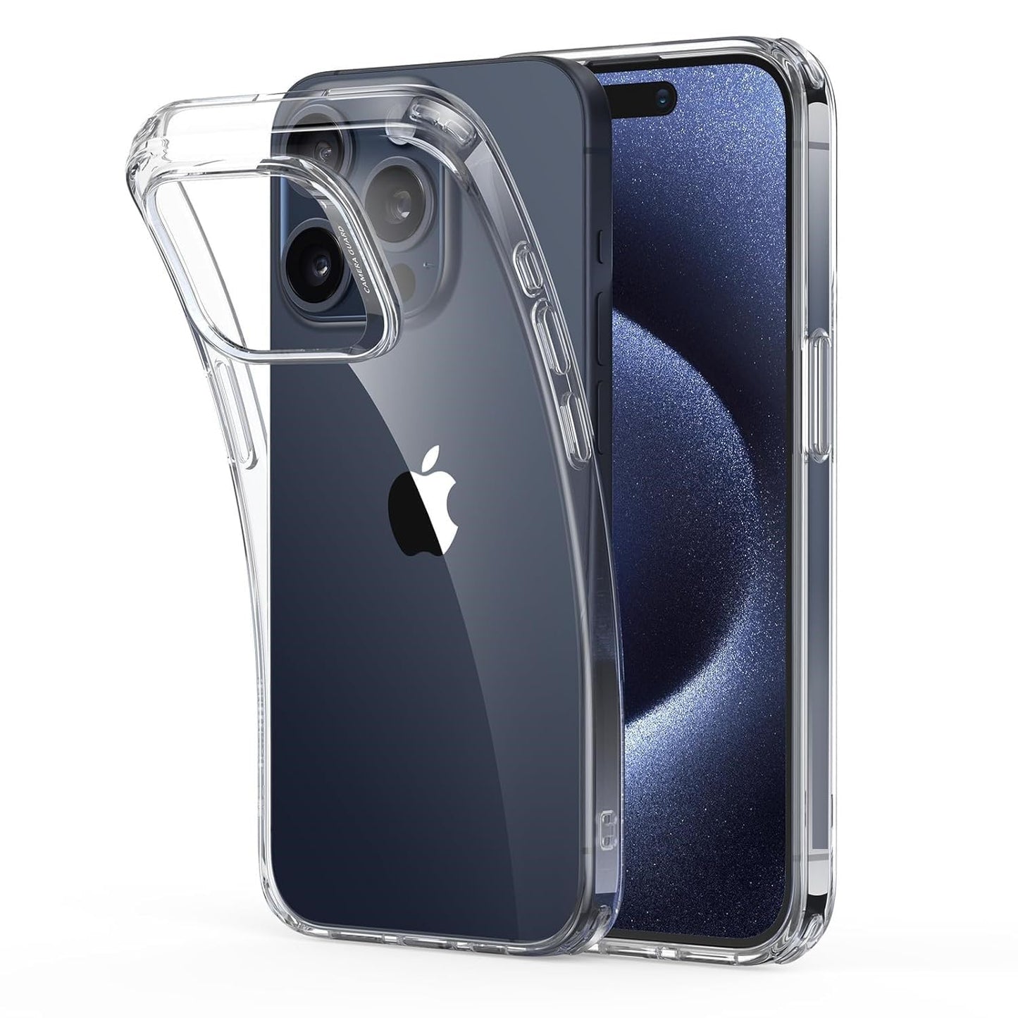 iPhone 15 Pro Silicon Clear Case | Soft Flexible Slim-Fit