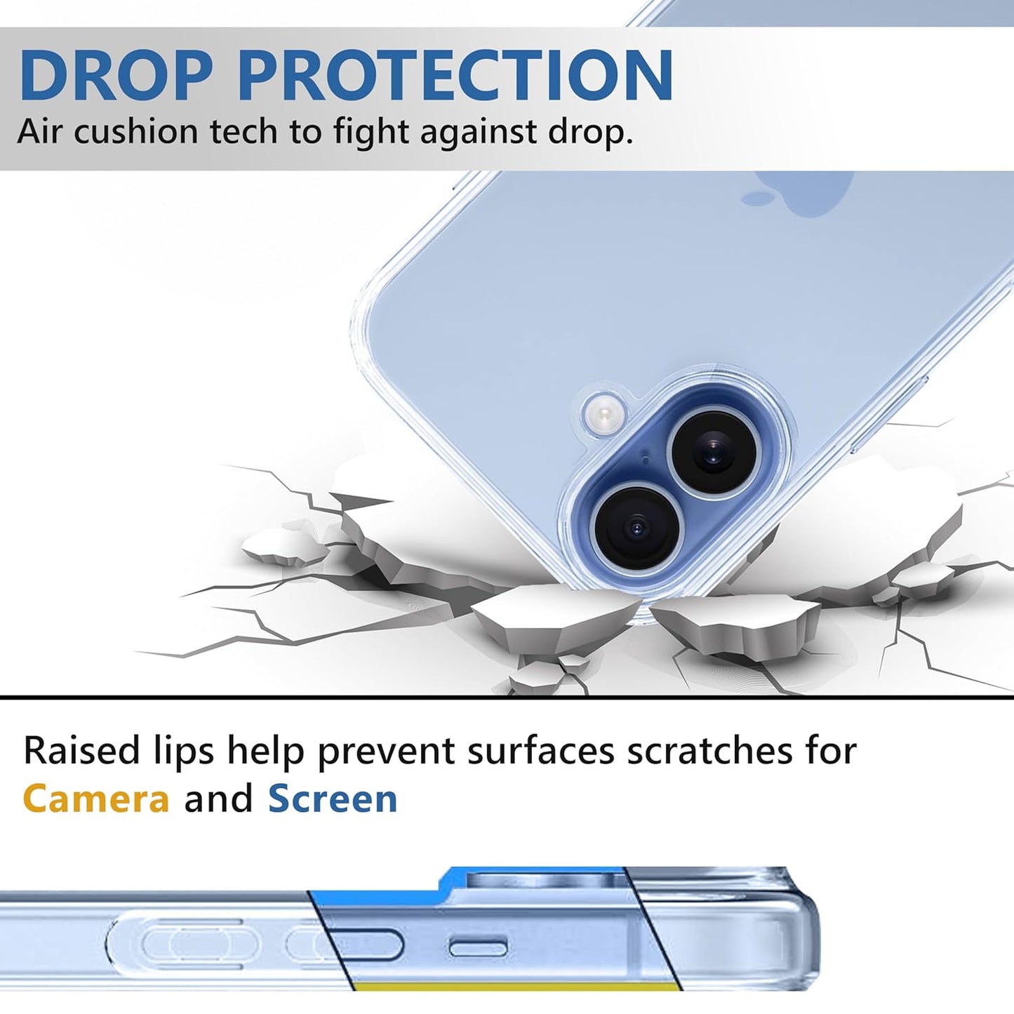 iPhone 17 Silicon Clear Case | Soft Flexible Slim-Fit