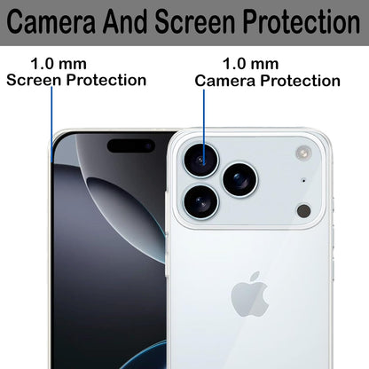 iPhone 17 Pro  Max Silicon Clear Case | Soft Flexible Slim-Fit