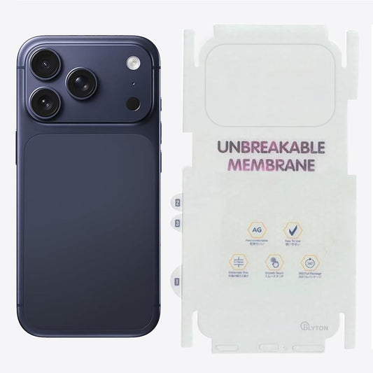 Back Skin Shield For iPhone 17 PRO | Full Fit, Case-Friendly, Matte Finish (Back & Side)