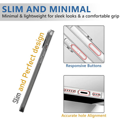 iPhone 17 Silicon Clear Case | Soft Flexible Slim-Fit