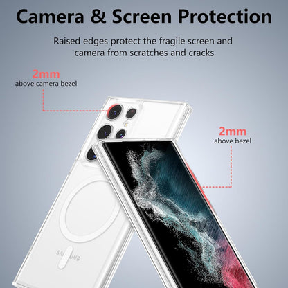Samsung S23 Ultra 5G Transparent Mag safe case