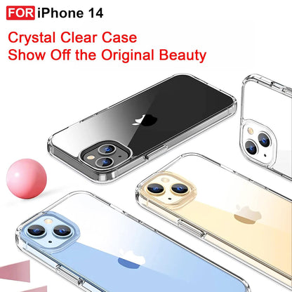 iPhone 14 Silicon Clear Case | Soft Flexible Slim-Fit