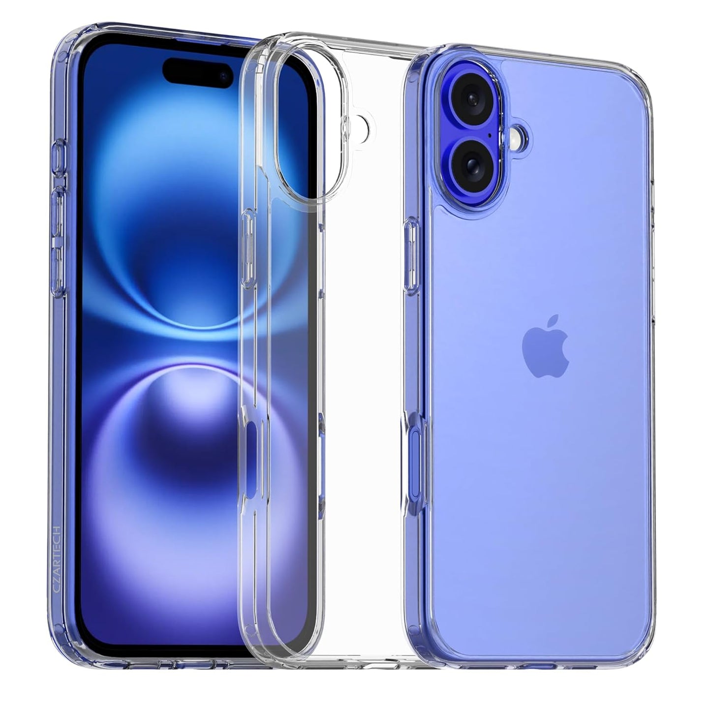 iPhone 16 Hard Transparent Back Cover