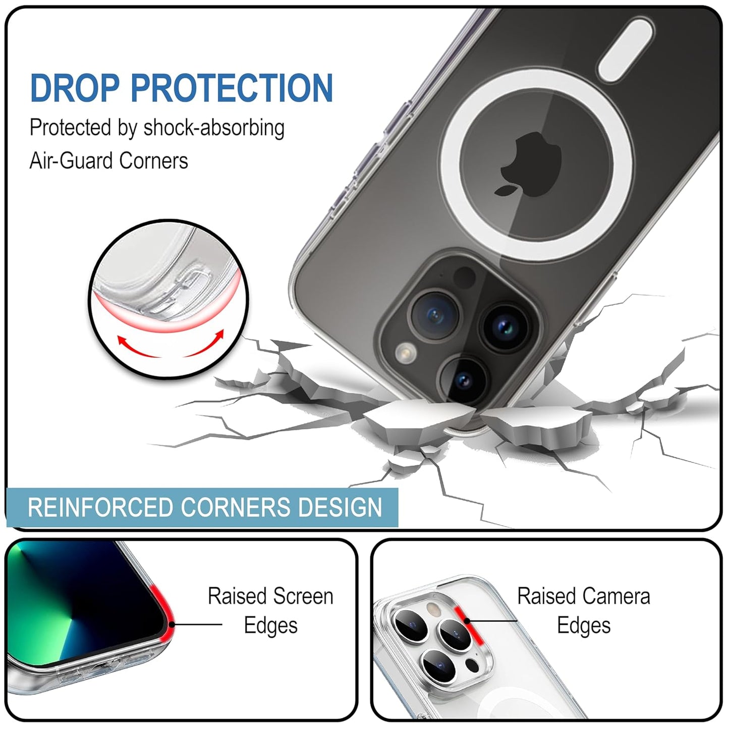 IPhone 15 Pro Transparent Case (Mag-Safe Case)