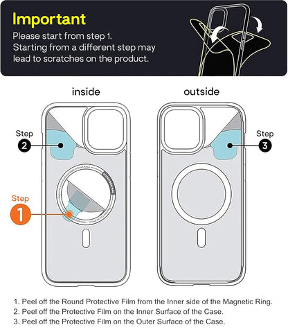 Samsung S24FE 5G Transparent Mag safe case