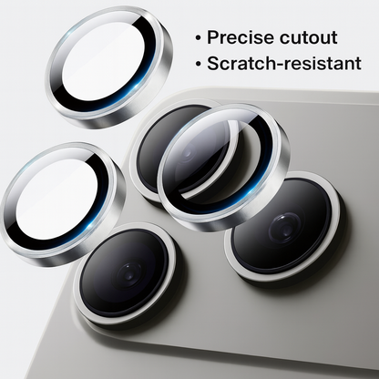 iPhone 17 Pro Max Total Protection 4-in-1 Combo (Hard Transparent Cover + Matte Guard + Tempered Glass + Camera Lens Guard)