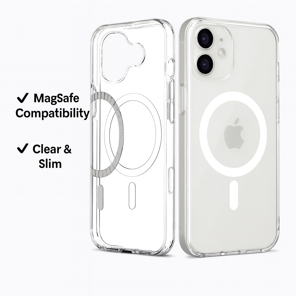 iPhone 16 Premium Privacy 4-in-1 Combo (MagSafe Transparent Cover + Matte Guard + Privacy Tempered Glass + Camera Lens Guard)