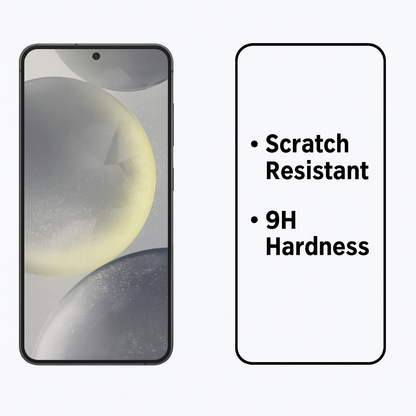 Samsung S25 Protection 3-in-1 Combo (Soft Silicone Case + Tempered Glass + Matte Guard)