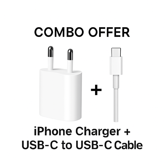 UrbanCaze Apple Fast Charge Duo Pack (Charger + USB-C Charge Cable)