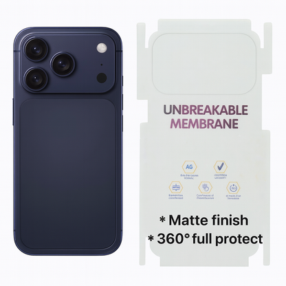 iPhone 17 Pro Max Total Protection 4-in-1 Combo (Hard Transparent Cover + Matte Guard + Tempered Glass + Camera Lens Guard)