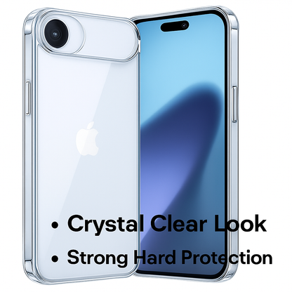 iPhone 17 Air Total Protection 4-in-1 Combo (Hard Transparent Cover + Matte Guard + Tempered Glass + Camera Lens Guard)
