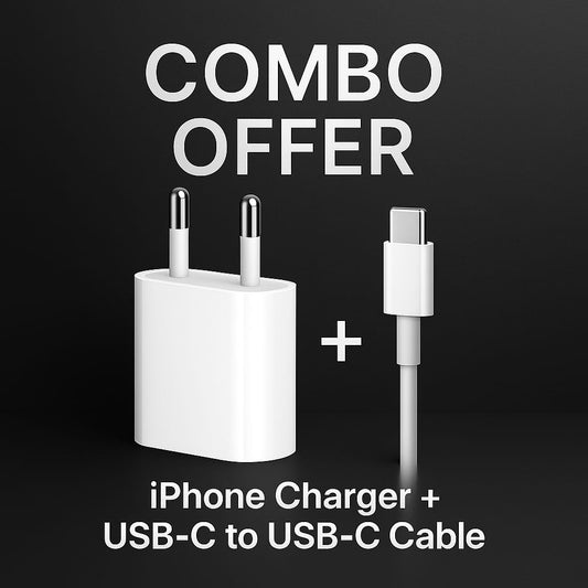 UrbanCaze Apple Fast Charge Duo Pack (Charger + USB-C Charge Cable)