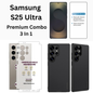 Samsung S25 Ultra Premium 3-in-1 Combo (Nillkin Hard Case + Premium Tempered Glass + Matte Guard)